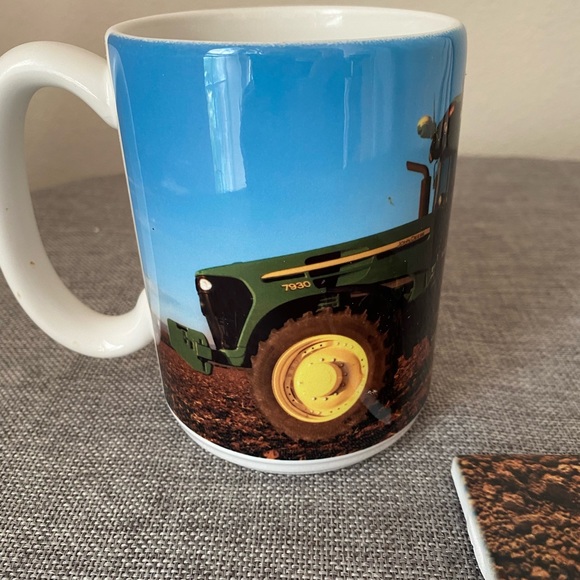 John Deere Mug and Coaster set in original packaging - Picture 4 of 12